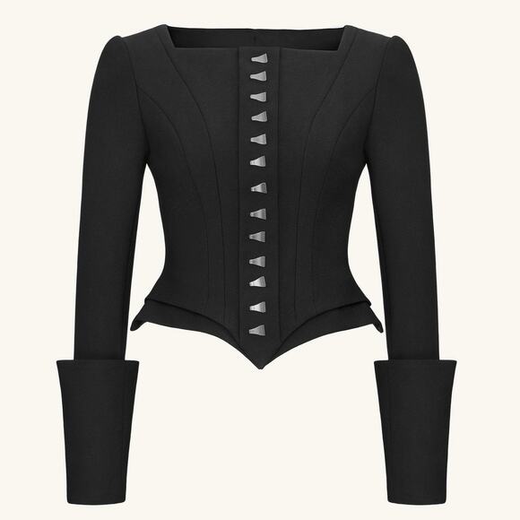 NWT JW PEI Lydia Corset In Black - Picture 1 of 8